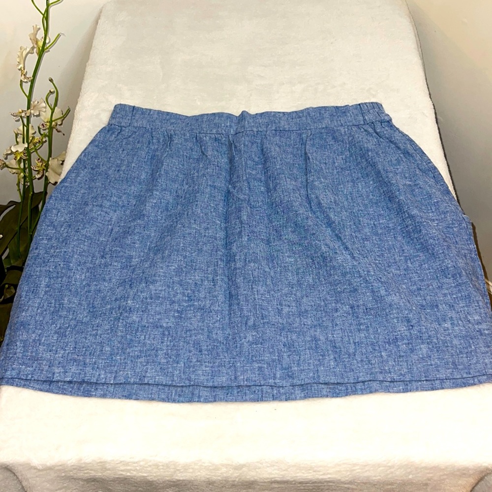 Blue, Loft skirt, size Large in excellent condition.